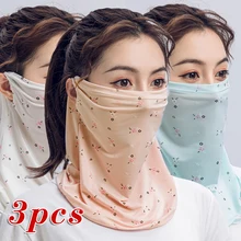 1/3pcs 2021 New Women Winter Scarves Cotton Feeling Mask Man Neck Scarf Rings Headband Soft Warm Face Scarfs Handkerchiefs