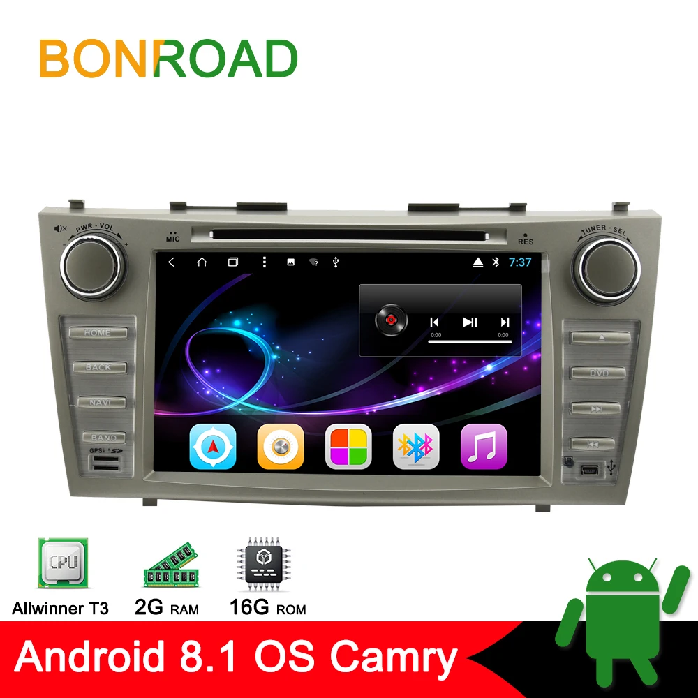 Cheap Bonroad 8" 2Din Android 8.1 Car DVD Video Radio GPS Navigation For Camry 2007-2011 Car multimedia playr Stereo Ram2G Rom16G 0 Cheap Bonroad 8" 2Din Android 8.1 Car DVD Video Radio GPS Navigation For Camry 2007-2011 Car multimedia playr Stereo Ram2G Rom16G 0