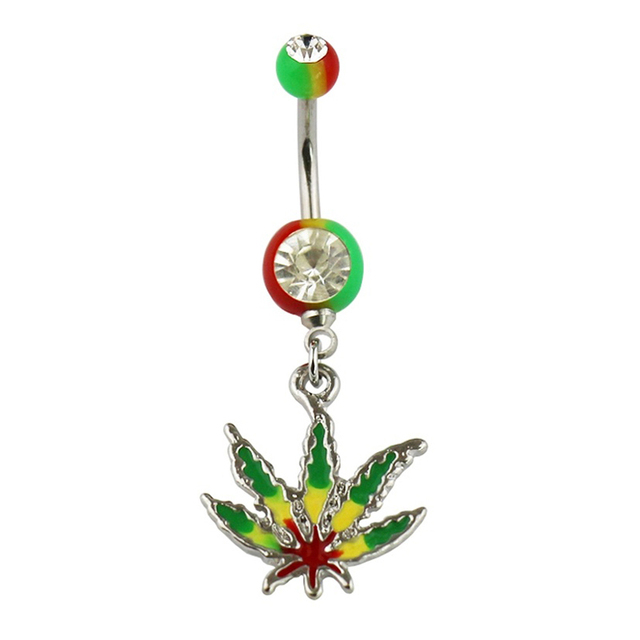 Sexy Navel Piercing Belly Ring Belly Button Rings Barbell Bar Zircon Dangling Ombligo Party Round for Woman Body Jewelry 14g