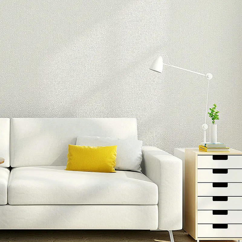 

Non-woven Wallpaper Modern Living Room Bedroom TV Backdrop Wall Decoration Material Pure Plain Color Faux Diatom Mud Wallpaper
