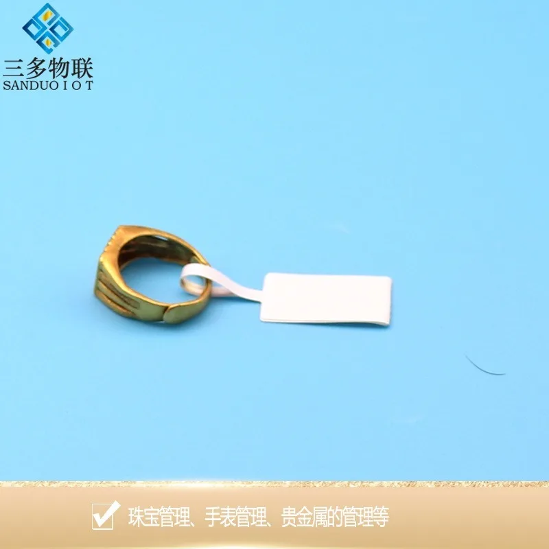 RFID Jewelry Electronic Shelf Label Gold Shop Anti Counterfeiting Traceability Necklace Luxury Anti Theft Printing Paste 10 PCS