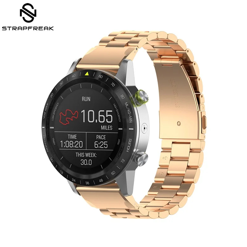 Ремешок на запястье из нержавеющей стали для Garmin Fenix 6X5X5 5S Plus HR Forerunner 935 часы Quick Release Easy Fit ремешок для часов 20 22 26 мм