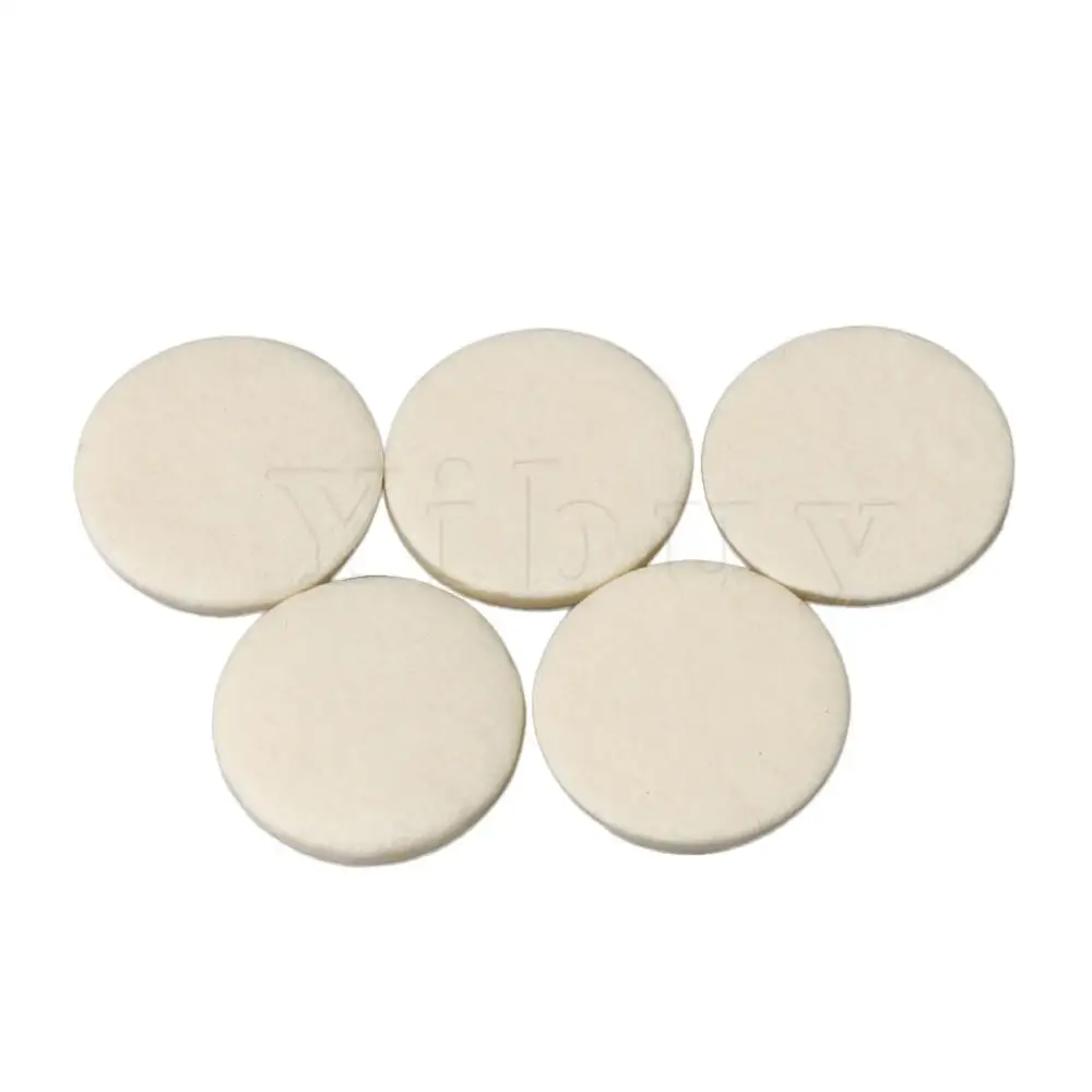 

Yibuy 5PCS White Felt Clarinet Sound Hole Pads 14MM Diameter Musical Tool