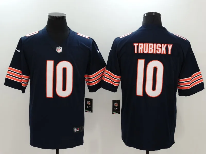 AS PICTURE Сшитые Chicago Khalil Mack Walter Payton Mitchell Trubisky Roquan Smith ing Howard Brian Urlacher игровые цветные спортивные футболки - Цвет: AS PICTURE