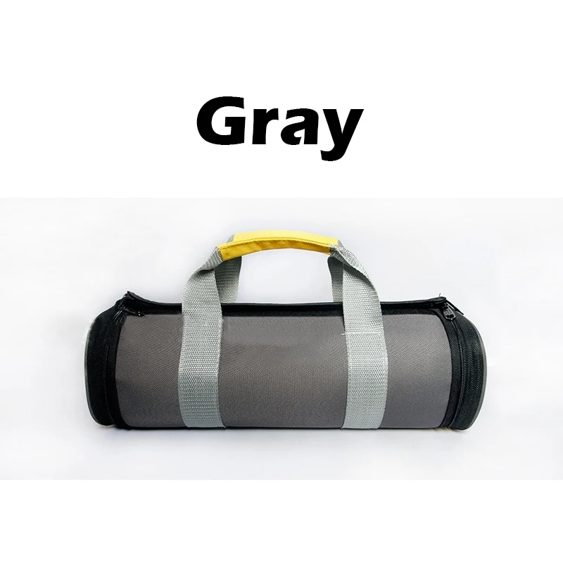 Urijk 1 шт. сумка для инструментов многофункциональный инструментарий рулонные плоскогубцы деревообрабатывающий электрик органайзер для инструментов портативные сумки большой емкости - Цвет: Yellow Gray