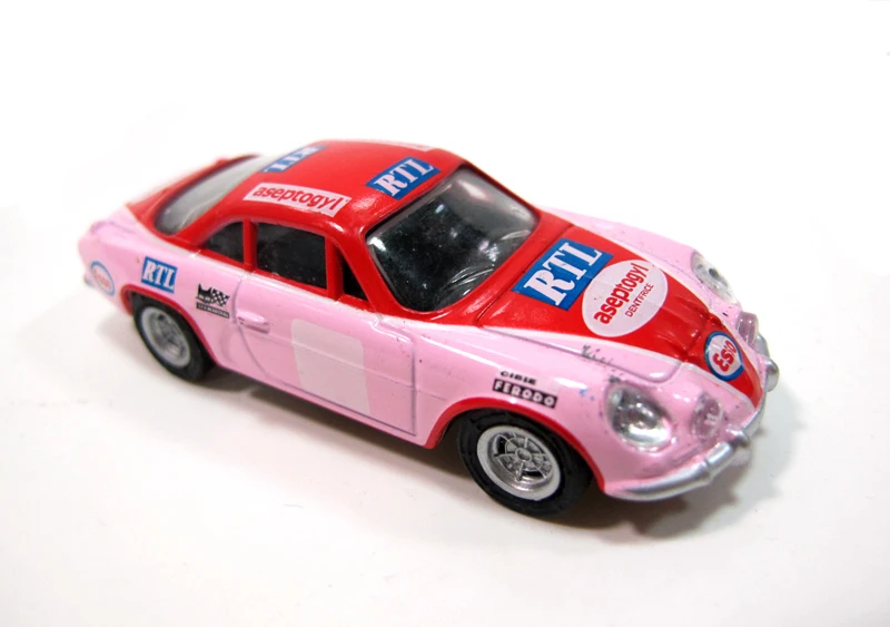 Редкий 1/64 премиум литой металл ALPINE A110 модель автомобиля домашний дисплей Коллекция игрушек для детей