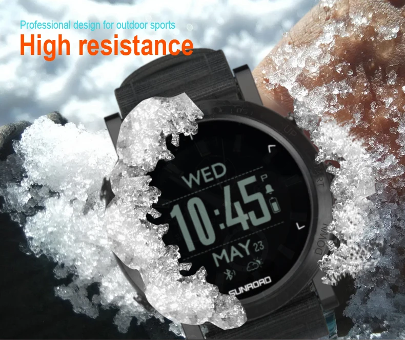 prova dwaterproof água altímetro de freqüência cardíaca