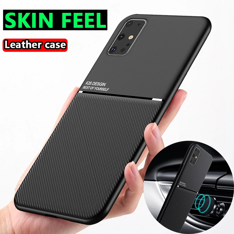 Роскошный кожаный магнитный Тонкий чехол для телефона Samsung S20 S10 S9 S8 Plus Ultra Note 20 10 9 8