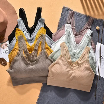 

SVOKOR Sexy Lace Bra Sweet Thread Underwear Women Comfortable Gather Elasticity No Rims Women's Bras