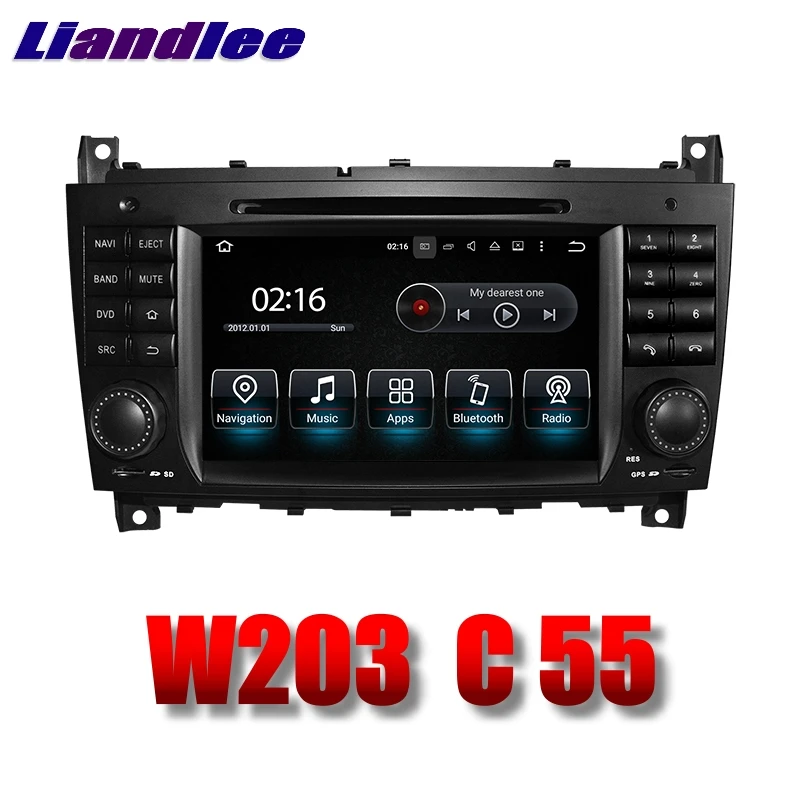 Автомобильный мультимедийный плеер Liandlee NAVI для Mercedes Benz C 55 W203 MB 2004 ~ 2007 система