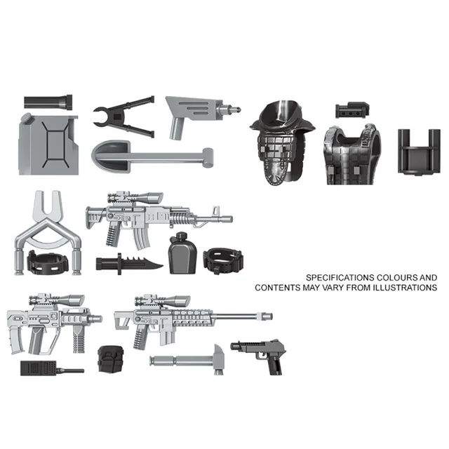 World War 2 Humvee WW2 Soldiers Armored Vehicle Military City Police SWAT Army Building Blocks Bricks Enlightenment Kids Toys 2