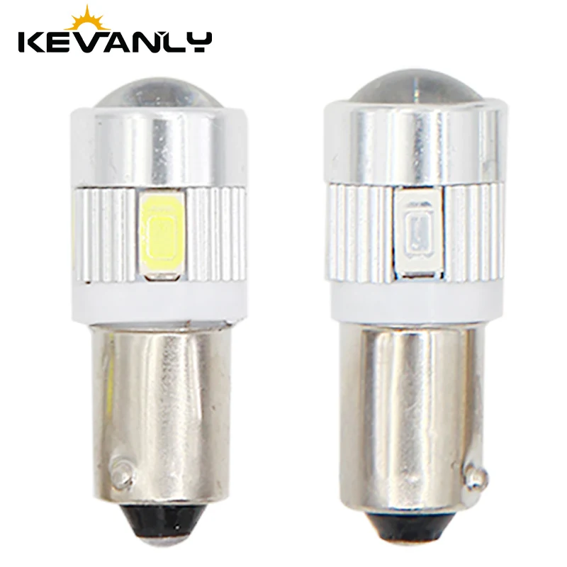 1PC BA9S T4W 5630 5730 6LED interior Lights Car Light Source parking 12V White light bulb reading dome Lamp license LED | Автомобили и