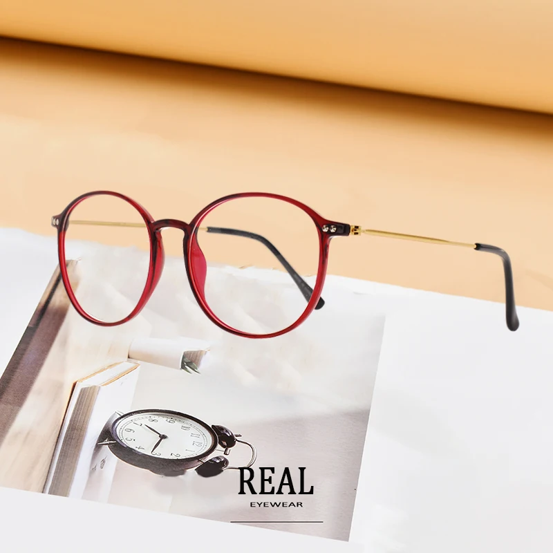 

Round glasses men women TR frame eyeglasses accessories prescription transparent glasses colorful frame T01153