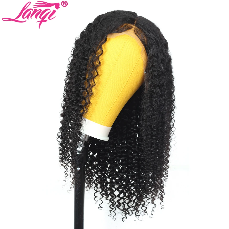 kinky curly lace front long and short wig brazilian 13x4 glueless lace front human hair wigs for black women Remy 150% Density