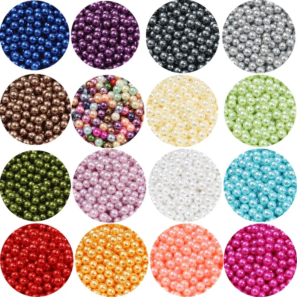 Multi-Size Colorful Round Beads
