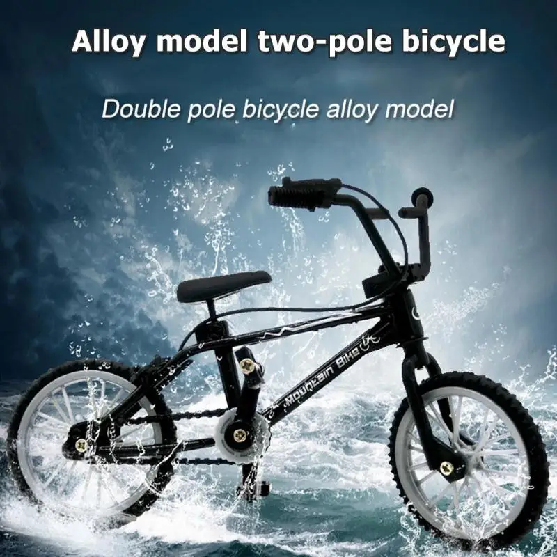 Ретро сплав пластик мини палец BMX функциональный велосипед сборка модель велосипеда Новинка Игрушки Гаджеты детские подарки палец велосипед игрушки подарок