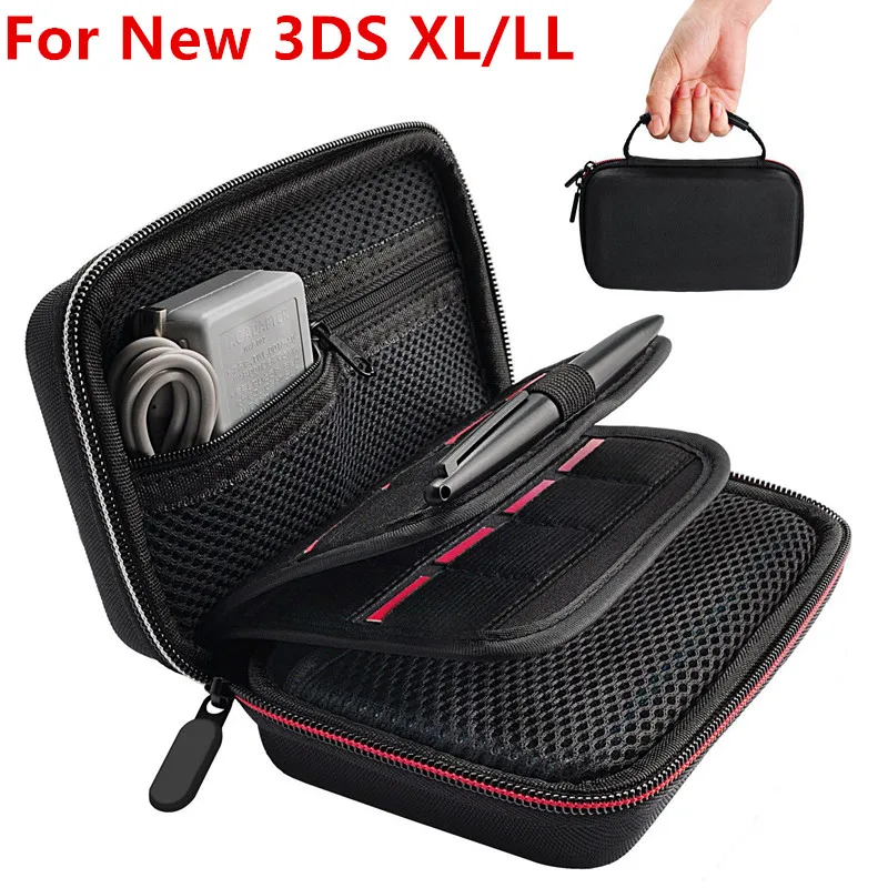 Жесткий чехол для переноски сумка для хранения для Nod Новый 3DS LL/XL Новый 3DSLL 3DSXL подходит для настенного зарядного устройства, 16 игровых