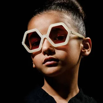 

Baby Polygon Kids Sunglasses Fashion Plastic Mirror Sport Sun Glasses UV400 Protection for Children Gilrs Boys Oculos