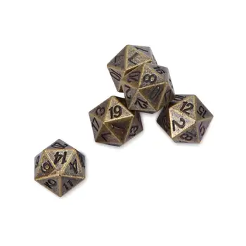 

KTV metal dice, golden/silver/bronze dices 6 & 24 sides