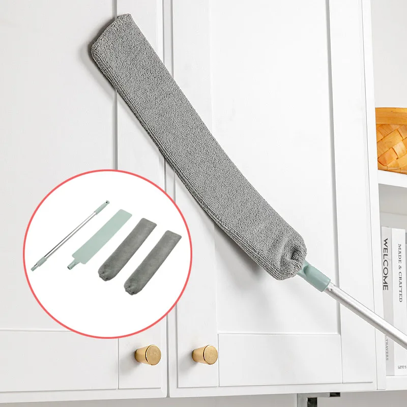 

Magic Microfibre Duster Long Crevice Dust Brush Telescopic Microfiber Dust Mites Cleaning Tools Household Cleaning Gap Sweeping