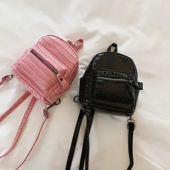 

Mini Backpacks Shoulder Bags New Women's Fashion Shoulder Bag Stone Printing Bag Casual Backpack Wild Female Bag borse da donna