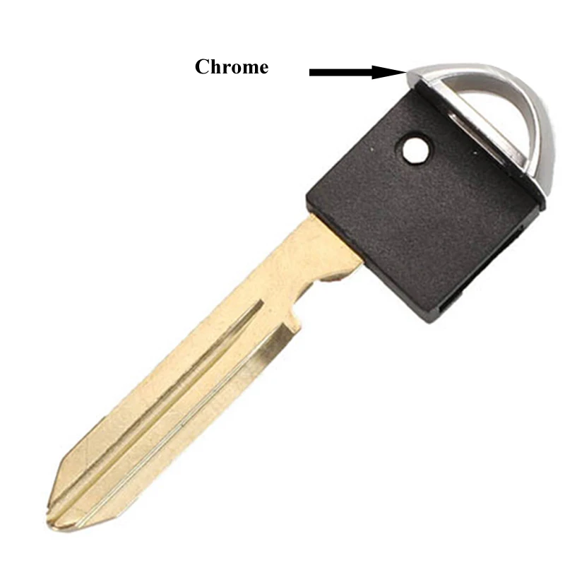 Keyforkess lama per chiave auto inserto di emergenza non tagliata per Nissan Infiniti Alitma Armada Cube EX35 M35 M45 2006-2011 sostituzione - H9be7dbe840de48faabfe0e4d9845860bz