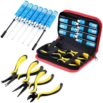 

10 in 1 RC Screwdriver Pliers Hex Hand Repair Tools Kits For RC Model