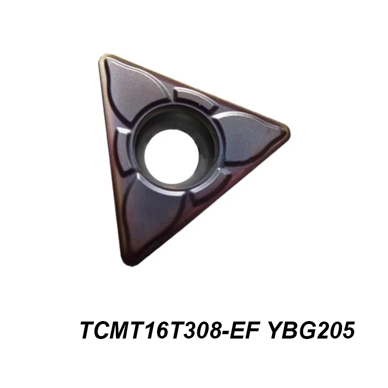 

100% оригинал TCMT 16T308-EF TCMT16T308-EF YBG205 Специальный держатель для инструментов для обработки нержавеющей стали для внешней обработки CNC