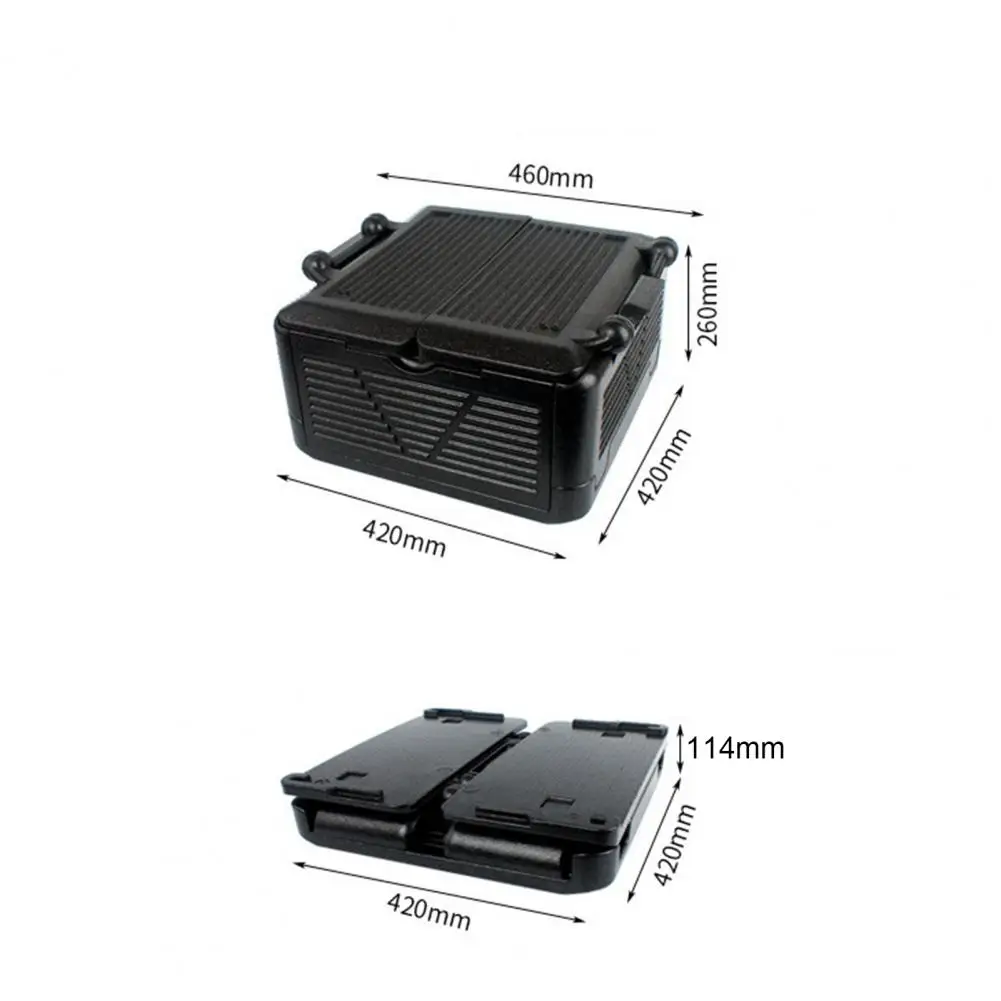 New 24 Cans Chill Chest Cooler Collapsible Portable Outdoor Wine Whisky Ice Bucket Insulated Waterproof Cool Storage Box