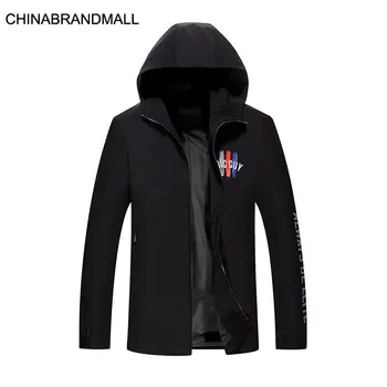 

Men Plus Fat Plus Size Leisure With Cap Jacket