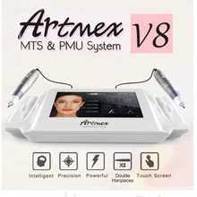 Artmex V8 Permanent Makeup Tattoo Machine Digital Electric Eye Brow Lip Rotary Pen MTS PMU System Makeup Machine