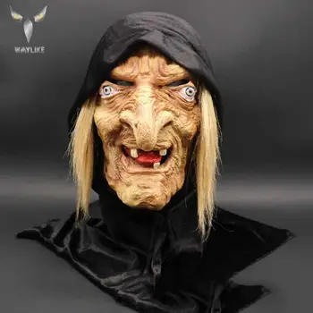 

WayLike Halloween Witch Mask Adult Party Costume Mask Horror Carnival Cosplay Party Props
