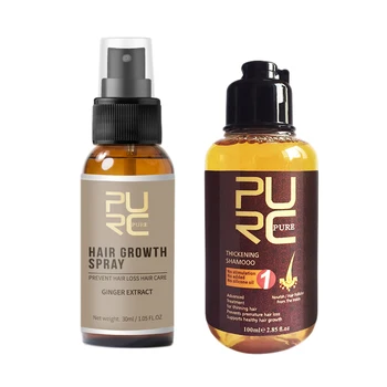 

PURC Thickening Shampoo Hair Growth Spray Set Hair Loss Treatment Support Healthy Hair Growth Hair Care Set