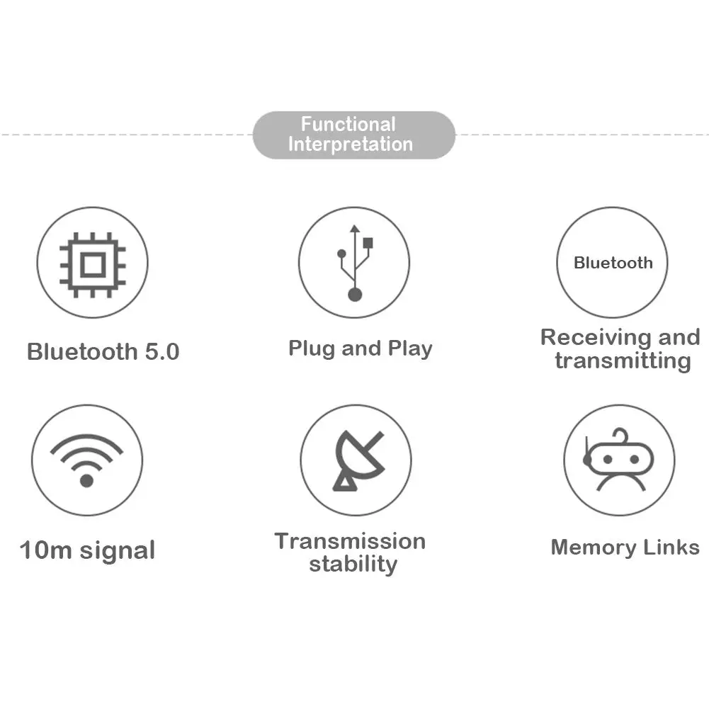 Автомобильный музыкальный Bluetooth передатчик 5,0 Bluetooth передатчик приемник Мини AUX стерео беспроводной Bluetooth адаптер для ТВ компьютера
