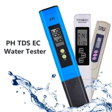 Digitale PH EC TDS Tester Temperatur PH Meter Stift Wasser Reinheit PPM Filter Hydrokultur für Aquarium Pool Wasser Monitor 48% off