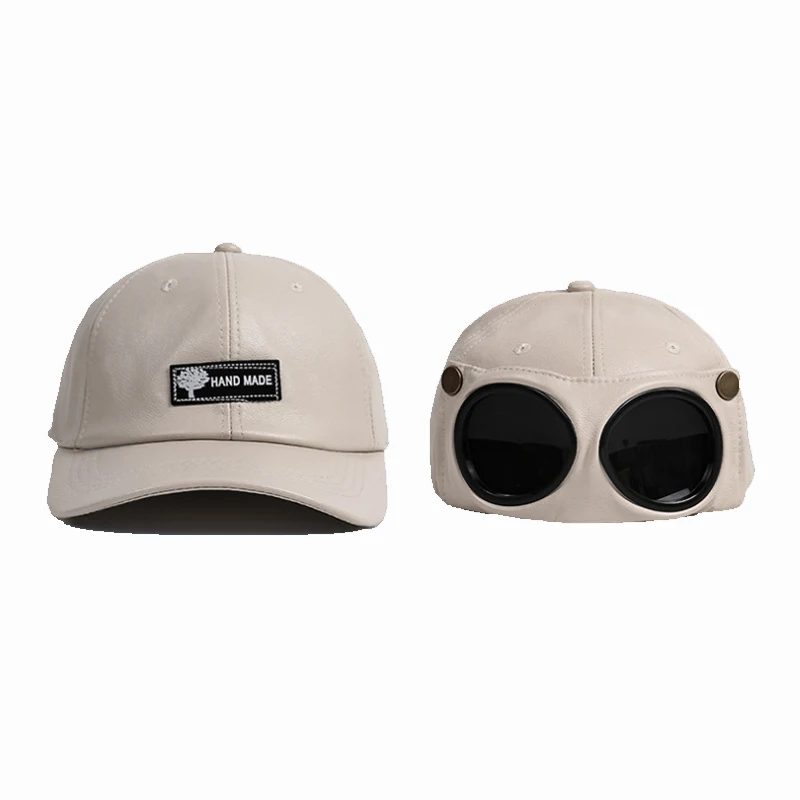 Women Pilot Glasses Duck Hat Fashion 
