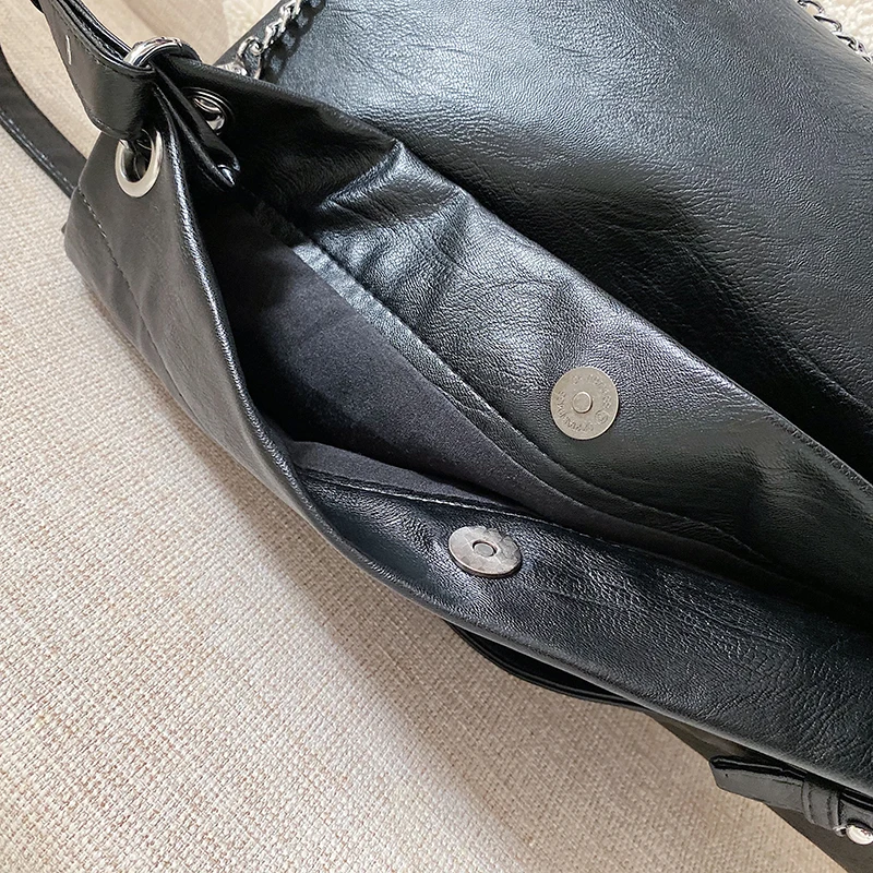 Большая вместительная женская сумка через плечо из искусственной кожи, женская сумка через плечо на цепочке, женские зимние дорожные сумки и кошельки