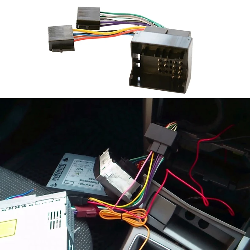 Car Radio ISO Adapter Switch Cable for Opel Astra H Corsa C Antara Combo Meriva Zafira for Vauxhall Agila Movano Car Radio Adapter