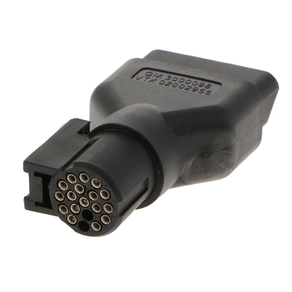 16 Pin OBD2 Мужской терминал диагностический разъем адаптер для проводки корпус вилки инструмент