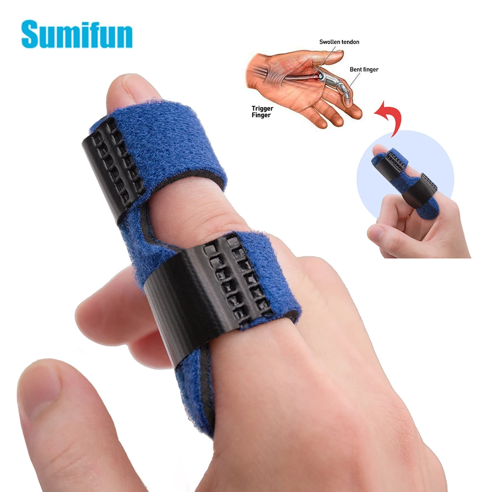 

1pcs Trigger Finger Protector Mallet Finger Toe Splints Brace for Sport Injuries Broken Finger Arthritis Pain Health Care C1722