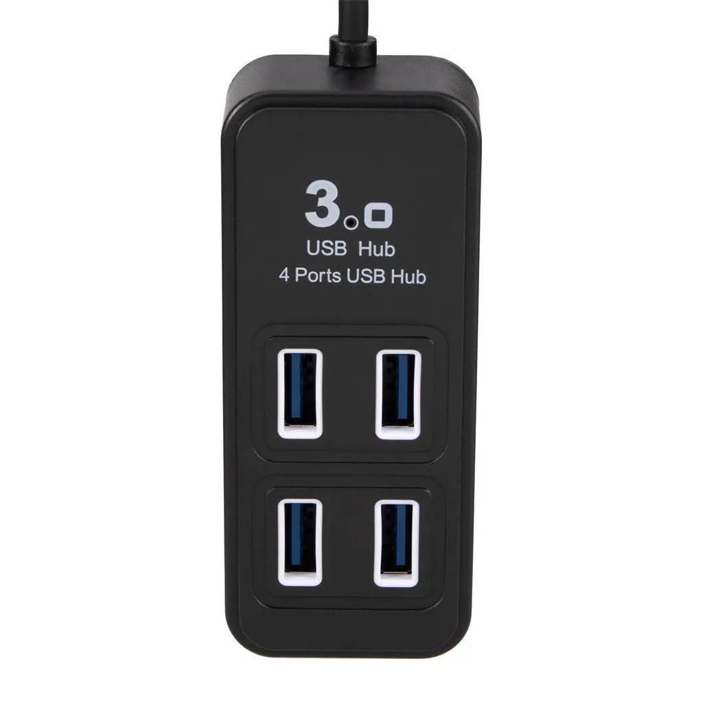 Ouhaobin, 4 порта, USB 3,0, зарядное устройство, концентратор, адаптер, usb-хаб, зарядное устройство, адаптер питания для компьютера, для мобильного телефона