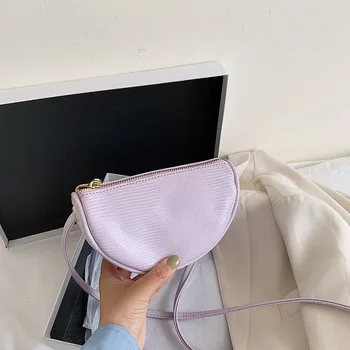 

Popular Simple Female Daily Bag Casual PU Leather Sling Handbag Purse Women Elegant Chain Shoulder Crossbody Bag