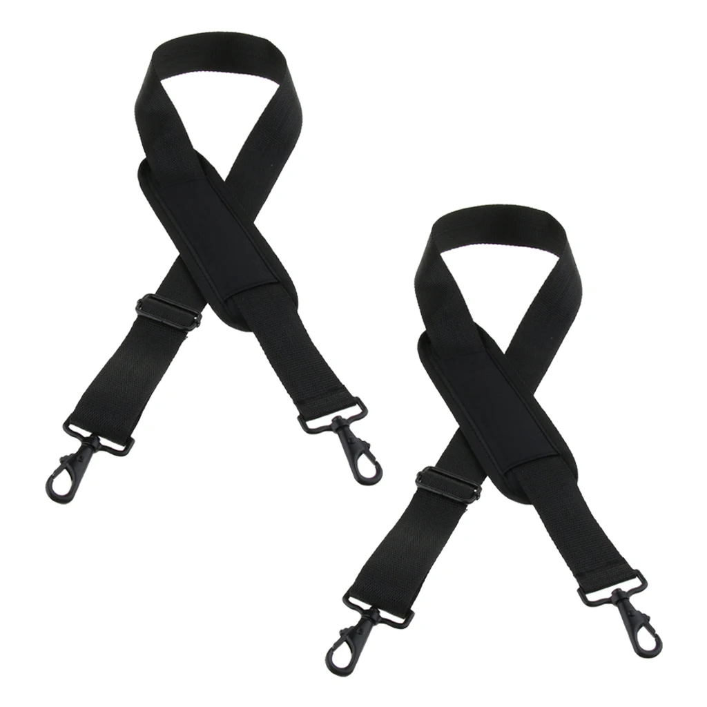 2 Pieces Shoulder Strap Belt for Violin Saxophone Guitar Case Bag 62mm