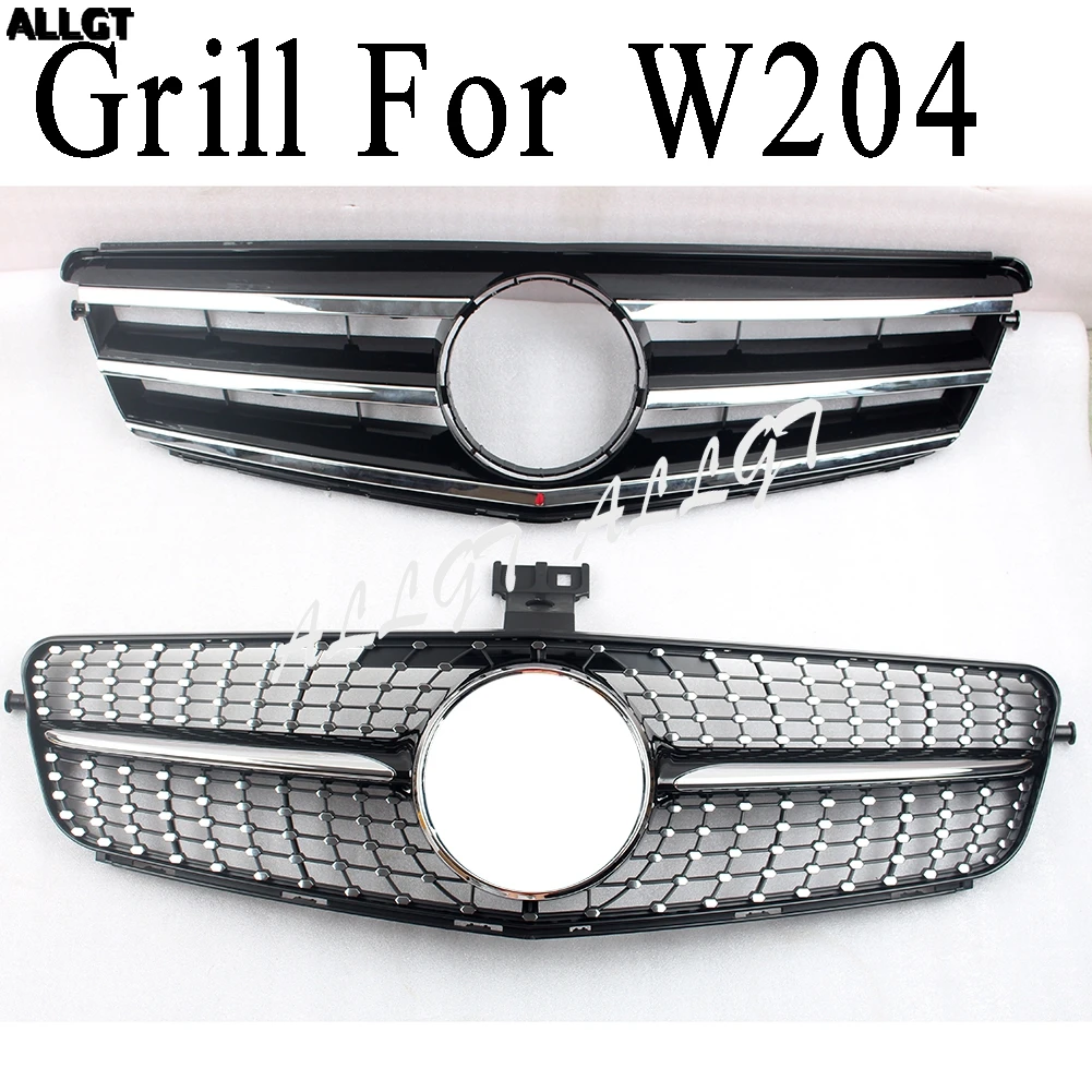 Передняя Верхняя решетка подходит для Mercedes Benz W204 C Class 2008 2009 2010 2011 2012 2013 2014 AMG GT