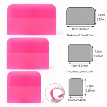 EHDIS Window Tint Soft PPF Wrapping Vinyl Squeegee Car Accessories Auto Protective Film Install Wrap Scraper Glass Cleaning Tool