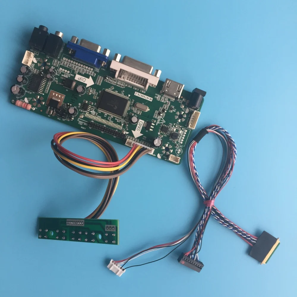 HDMI DIY плата контроллера комплект M. NT68676 DVI для N156BGE-LA1/LB1 1366X768 экран монитор 15," панель светодиодный VGA ЖК-дисплей