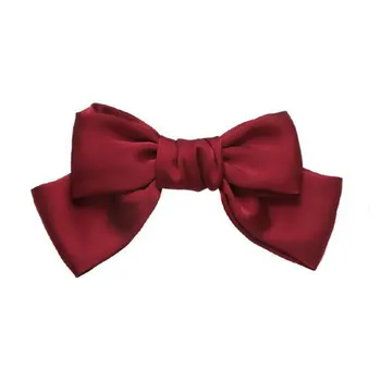 

Original College Style Hairpin Hair Tie Silk Satin Material Oversized Bow Hair Clip Head Rope Exquisite