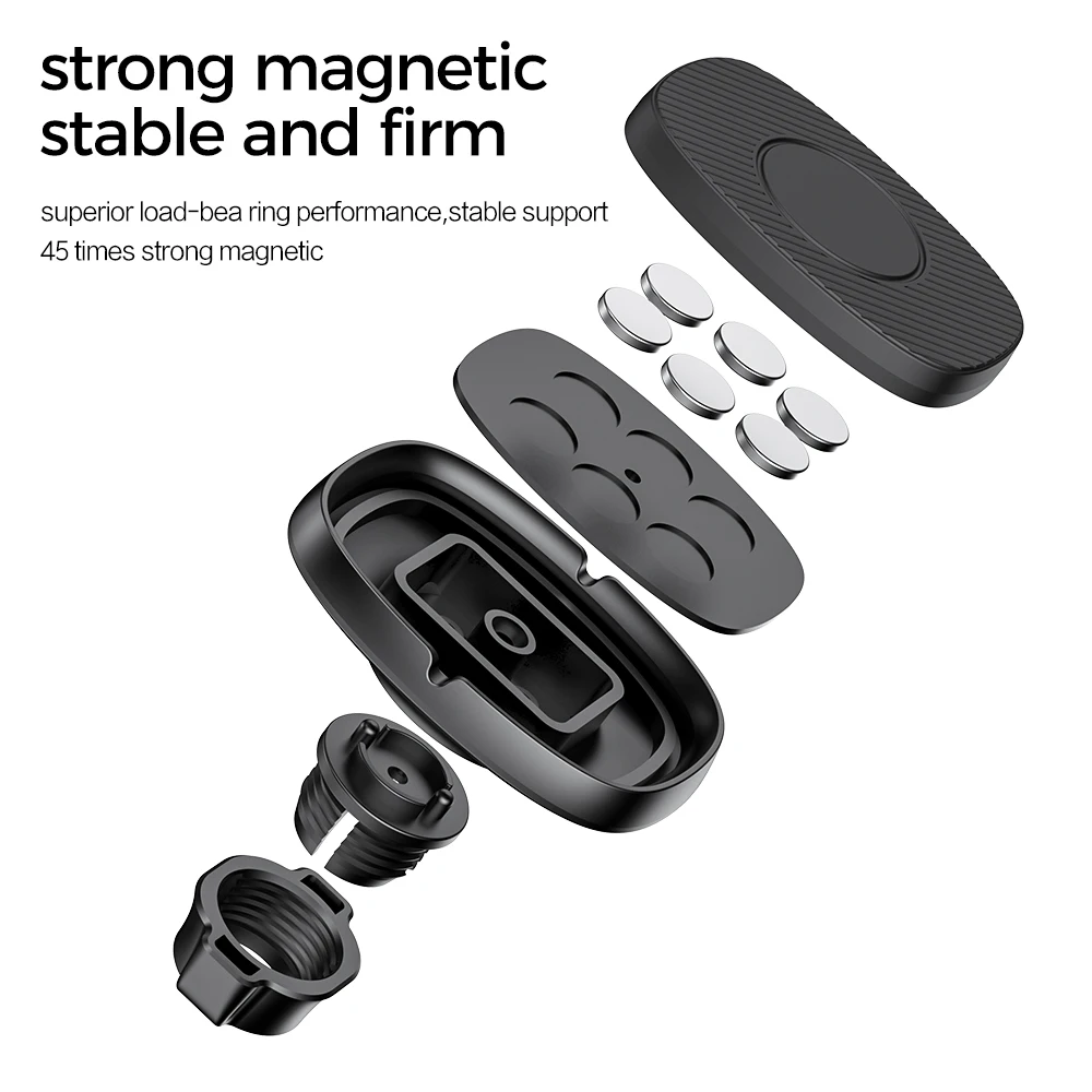 ROCK Car Phone Holder Magnetic Mobile Phone Car Holder Stand for Cell Phone Universal Car Mount Holder for Smartphone
