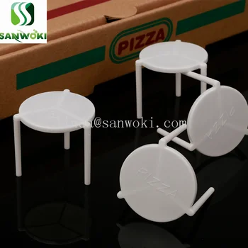 

1000 pcs Disposable PP Plastic Pizza Tripods Pizza takeaway stands fixed pizza accessories tripod cheese packaging tripod