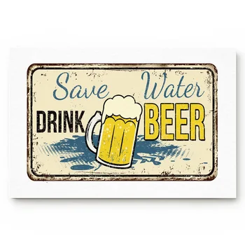 

Beer Billboard Yellow Bubbles Modern Bathroom Accessories Non-slip Doormat Living Room Kitchen Doormat